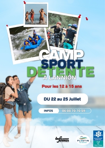 camp sport détente pour adolescents
